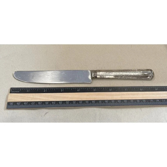 Pottery Barn India Tivoli Knife Stainless Brass Set of 4 - Picture 3 of 4